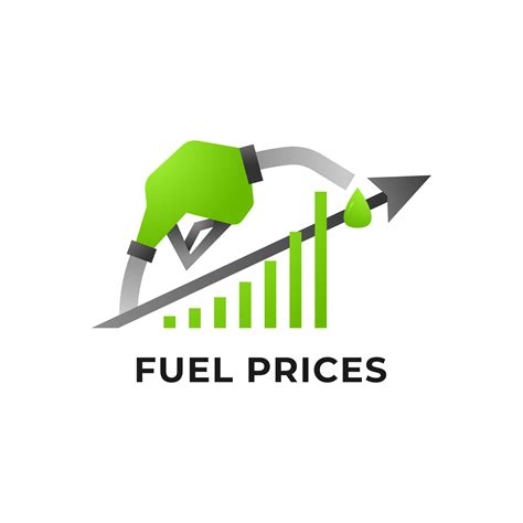 Gas or Oil Prices Going Up. Fuel Illustration with Rising Graph and ...