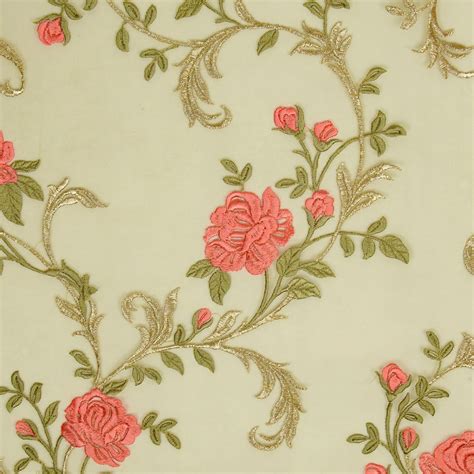 Alisha Jaal on Light Lemon Silk Organza Embroidered Fabric – Zarinama