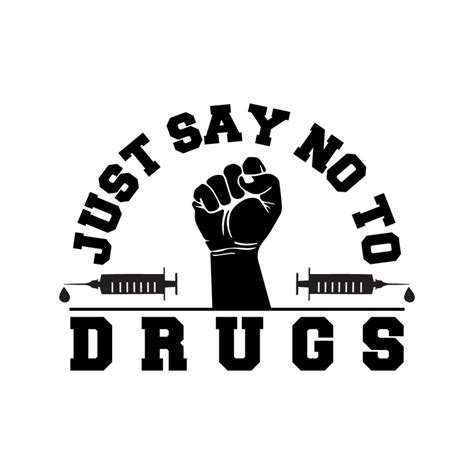Just say no to drugs tshirt design - MasterBundles