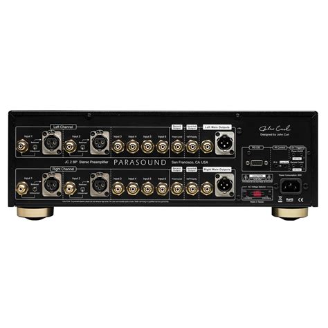 Parasound JC2 BP Halo - Stereo Pre-Amplifier (Black) – AV Shack