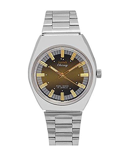 HMT Chirag Mechanical Analogue Brown Dial Men's Watch : Amazon.in: Fashion