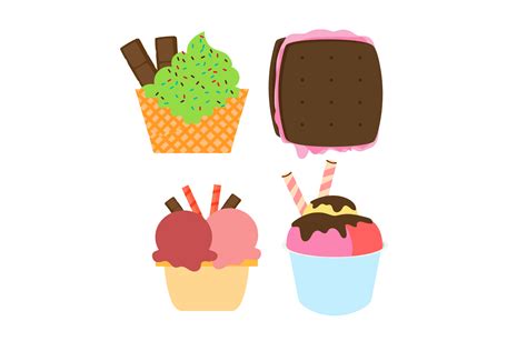 Ice Cream Cup Scoop Vector Graphic by abstractspacestudio · Creative ...