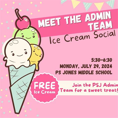 Our 2nd Annual Ice Cream Social, Ps Jones Middle School, Bellarthur, 29 ...
