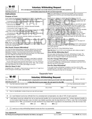 Form W 4v 2020-2026 - Fill and Sign Printable Template Online