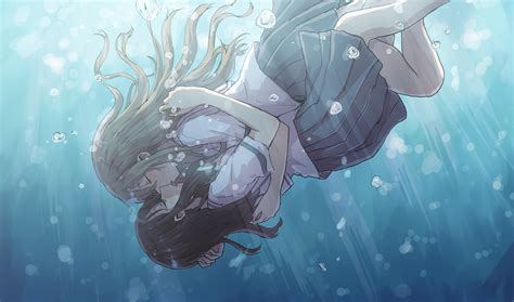 #440499 stairs, Bookiti, anime girls, original characters, sunset ...