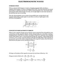 Electromagnetic Waves - Physics Optional Notes for UPSC PDF Download