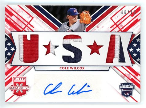 2019 Panini Elite Extra Edition - USA Collegiate National Team Tickets ...