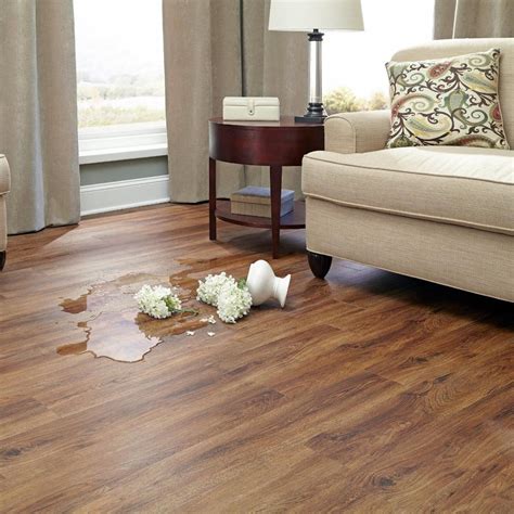 Waterproof AC5 HDF U/V-Groove Wood Laminated Floor 12mm Thick V-Groove ...