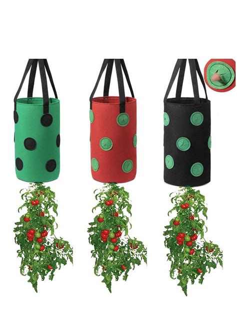 Multi-Function Grow Bag, 13 Holes, Felt, Hanging, For Tomato ...