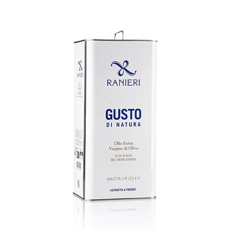 Extra virgin olive oil, ranieri, 5 l, canister | GOURMET VERSAND Online ...