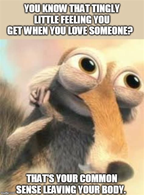 Ice age squirrel in love Memes - Imgflip