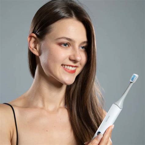 Električna sonična četkica za zube Enchen Aurora T Bela | Volim svoj dom