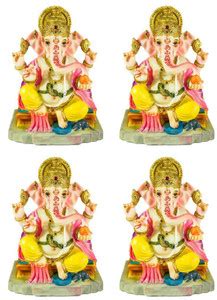 Gods & Gifts Lord Ganesha | Ganesh | Ganpati ( Combo of 4 Statues ...
