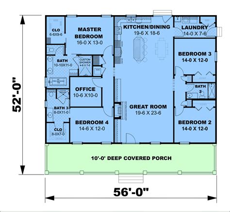 3 Bed 3 Bath Floor Plans