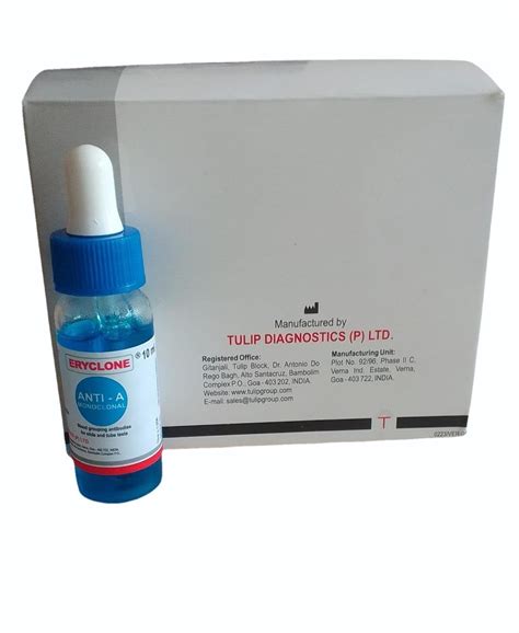 Blood Grouping A B D ( Tulip Diagnostics) - Medical Help Desk