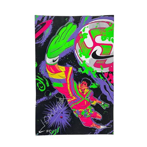 Poster Enmarcado Autografiado por Jorge Campos x Nike FC - El Jugador ...