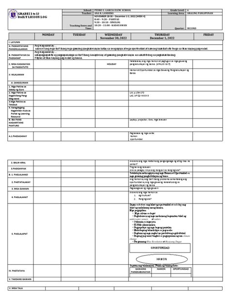 Image result for Aral Program Week 4