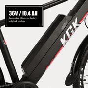Buy KGK Electric Mountain Bike 26 In. for Adults, Commuter Cargo ...