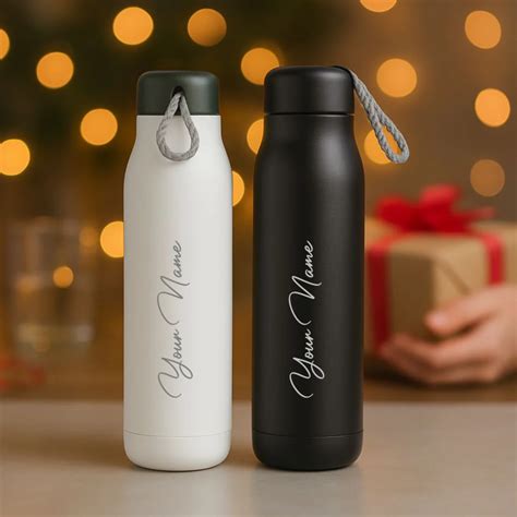 Personalized Water Bottle 500ml – Double Wall Vacuum Insulated ...