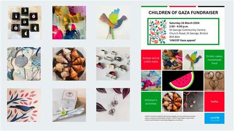 Fundraising Sale - UNICEF Gaza appeal, St George Community Centre ...