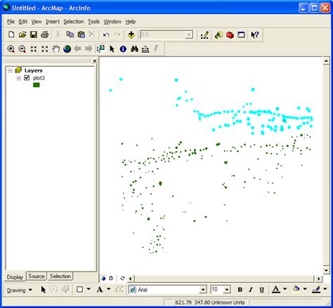ArcMap File Clip Shapefile 的图像结果