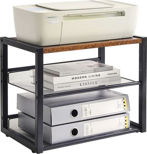 Amazon.com: YMYNY Desktop Printer Stand, 3 Tiers Desk Organizer with ...