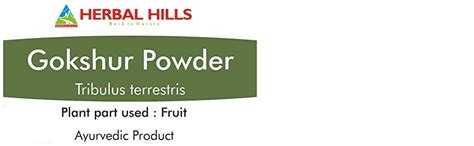 Herbal Hills Gokshur Powder/Gokhru/Gokshru Powder | Pack of 2 (100 gms ...