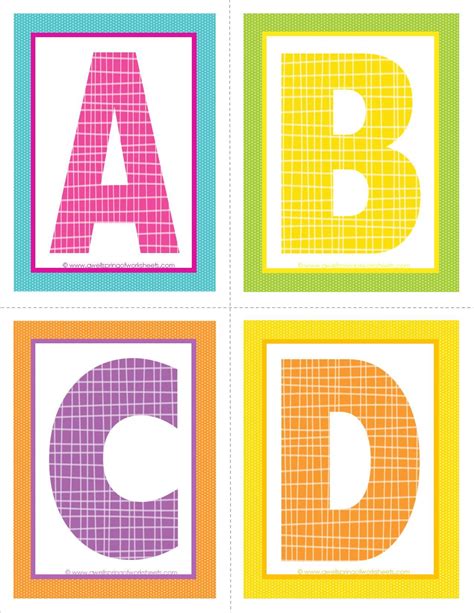 Large Alphabet Letters Printable | Printable AT A GLANCE