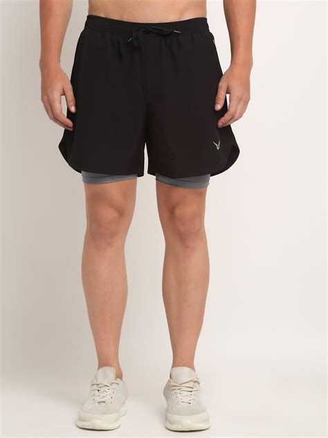 Invincible Men's Double Layered Shorts