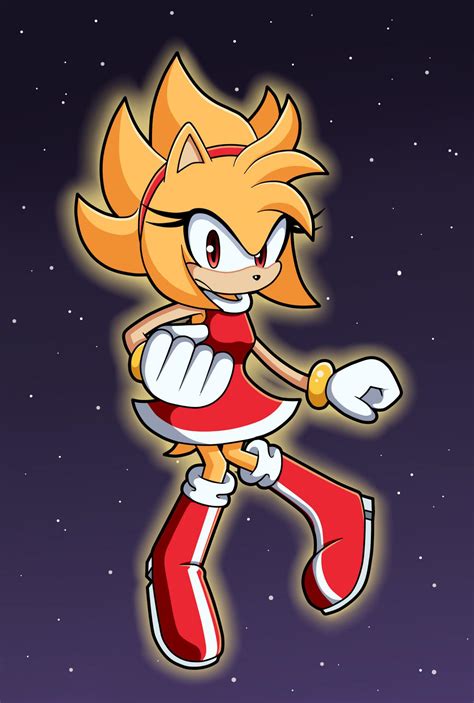 Super Amy Rose Super Sonic And Amy Commission By AdamBryceThomas