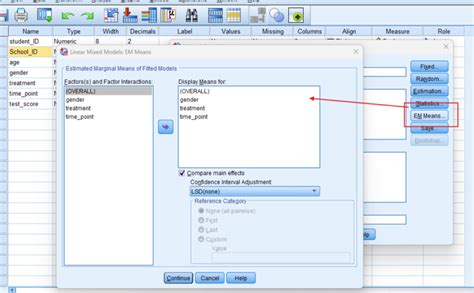 Generalized Linear Mixed Model with SPSS 的图像结果