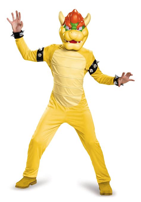 Disguise Bowser Costume For Kids Official Nintendo Super Mario Bros ...