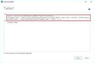 Image result for Power Query Advanced Editor Source Code CSV