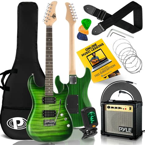 Buy Pyle 6-String Electric Guitar Kit- Includes Amplifier with ...
