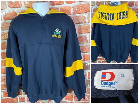 Notre Dame Sweatshirt Xl Blue