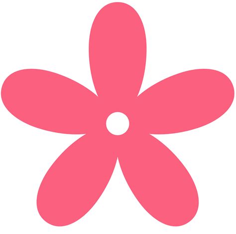 Light pink flower clipart - Clipground