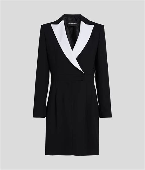 BLAZER DRESS | Black | Women | KARL LAGERFELD