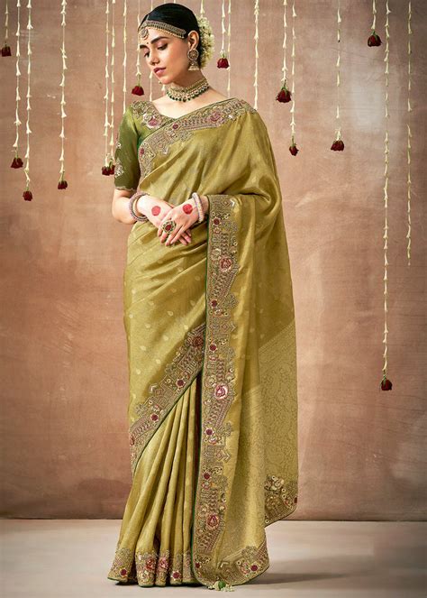 Tissue Sarees Online Shopping – Sunasa