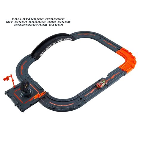 Buy Hot Wheels City Track Pack, 10 Piece Set Includes Track Base ...