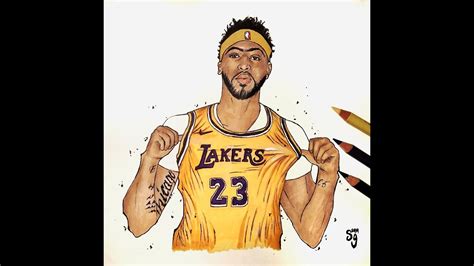 ️Drawing Anthony Davis🏀. - YouTube