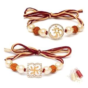 Buy To The Nines Rakhi for Brother with Tilak Material & Greeting Card ...
