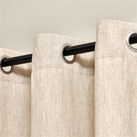 Buy Arena Set of 2 Woven Light Filtering Window Curtains from Home ...