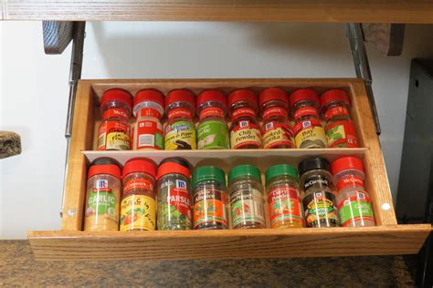Under Cabinet Drop Down Spice Rack - Etsy