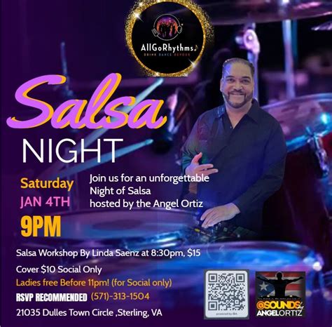 Salsa Night at The AllGoRhythms, AllGoRhythms Dulles, Sterling, 4 ...