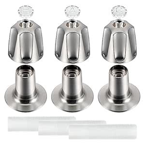 Enhon 3 Piece Shower Knob Replacement Kit Compatible with Price Pfister ...