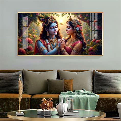 Buy Gopi Prem Premium Acrylic Horizontal Wall Art Online @ Low Price ...