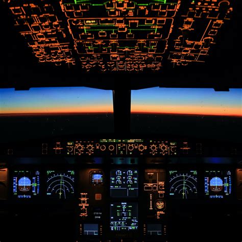 Download wallpaper 2780x2780 cockpit, panel, display, buttons, airplane ...