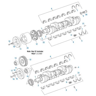 PAI 202010 CUMMINS 217321 VIBRATION DAMPER (NTC 335) (TAPERED NOSE ...