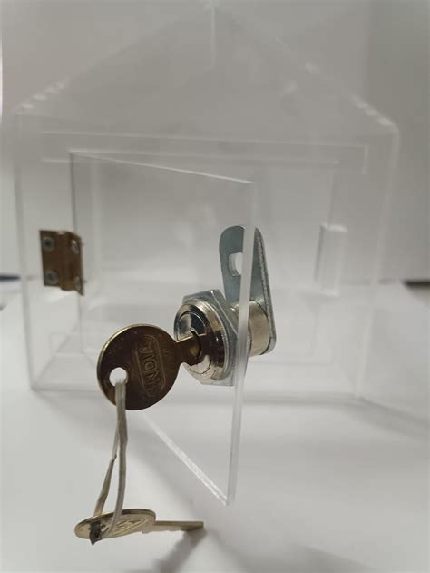 SmartPro Transparent Acrylic Donation Box Lucky Draw Box for Coupon ...