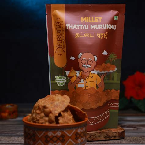 Millet Thattai – Crunchy & Healthy South Indian Snack – Dhrona Millet Foods